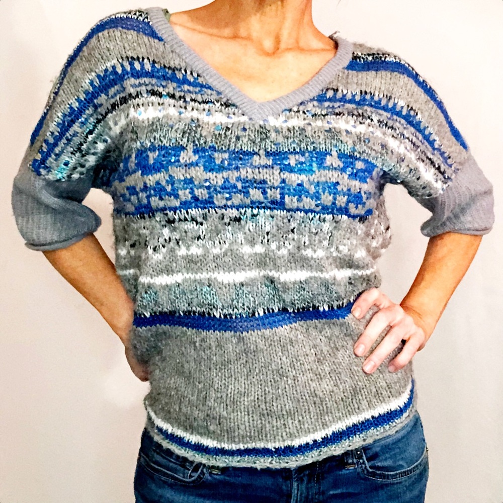 Free People Dolman Sleeve V-Neck XS Sweater